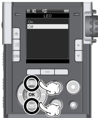 OLYMPUS LS-100 - Utilisez la touche OK - 2