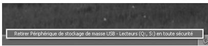 OLYMPUS LS-3 - Déconnecter l'enregistreur de votre PC - 1
