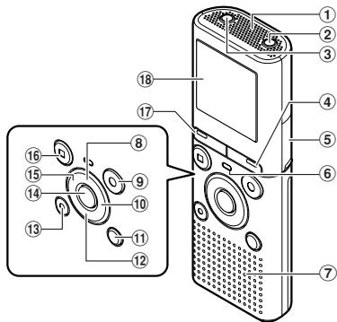 OLYMPUS VN-712PC - Caracteristiques principales - 1