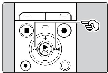 OLYMPUS VN-712PC - Reperage du début d'un fichier - 1