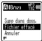 OLYMPUS VN-712PC - Le fait d'appuyer sur l'une des touches suivantes relâche la lecture à répétition du segment. - 2