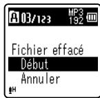 OLYMPUS VN-711PC - Le fait d'appuyer sur l'une des touches suivantes relâche la lecture à répétition du segment. - 3