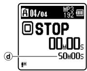 OLYMPUS VN-711PC - Appuyez sur la touche STOP ( ) pour arreter l'enregistrement. - 1