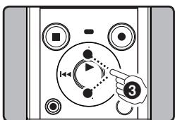 OLYMPUS VN-8500PC ME-32 - Changer la vitesse de lecture - 5