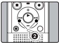 OLYMPUS VN-8500PC ME-32 - Effacement d'une marque index ou d'une marque temp: - 3