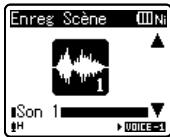 OLYMPUS WS-650S - Spécifiez une destination d'enregistrement pour les paramètres. - 1