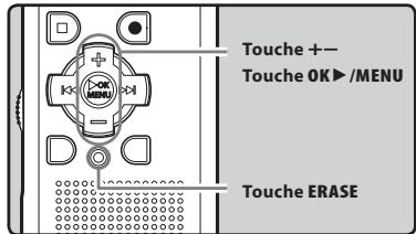 OLYMPUS WS-650S - Effacement de fichiers - 1