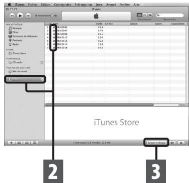 OLYMPUS WS-650S - Copier un fichier vocal sur un CD - 1