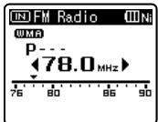 OLYMPUS WS-650S - Ajout d'une station de radio - 2
