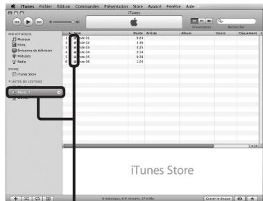 OLYMPUS WS-650S - Transférer un fichier musical vers l'enregistreur - 1