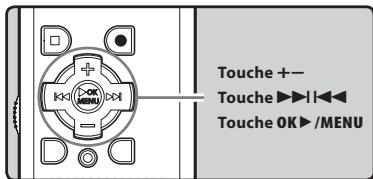 OLYMPUS WS-650S - Réorganisation des fichiers [Remplacer] - 1