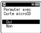 OLYMPUS WS-811 DNS - Insertion d'une carte microSD - 4
