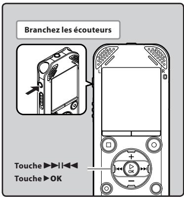 OLYMPUS WS-811 DNS - Changement du mode de réception - 1