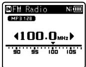 OLYMPUS WS-811 DNS - Réception d'une station de radio dans une préselection. - 1