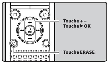OLYMPUS WS-811 DNS - Effacement de fichiers - 1