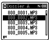 OLYMPUS WS-812 - Extraire des segments vocaux d'un fichier [Detec.vocale] - 2