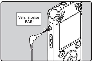 OLYMPUS WS-812 - Connexion des écouteurs - 1