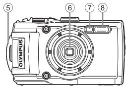 OLYMPUS TG-4 - Fixer la courroie - 8