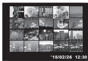 OLYMPUS TG-4 - Affichage de l'index - 1