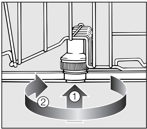MIELE G 4942 SCI NR - Nettoyage des bras de lavage - 1