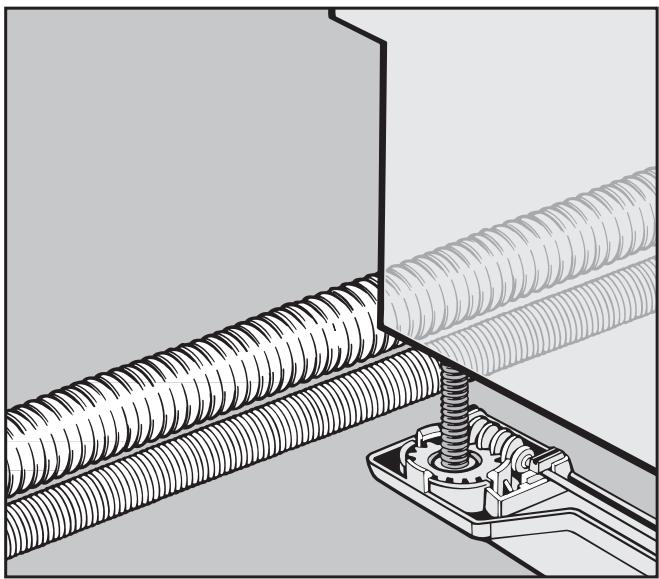 MIELE G 665 SC - Building the dishwasher into a niche - 3