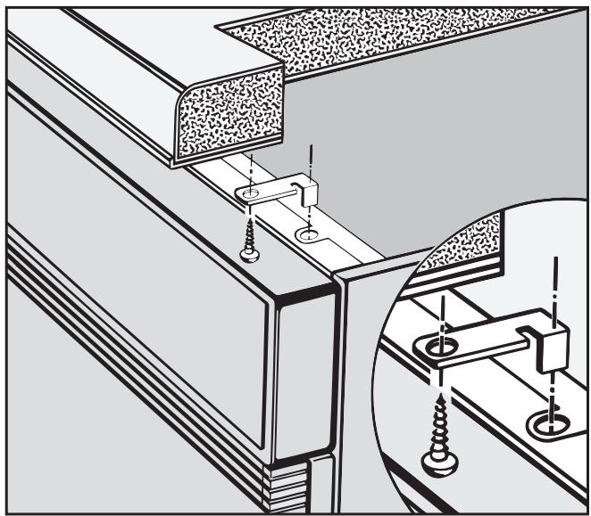 MIELE G 665 SC - Level and secure the dishwasher - 2