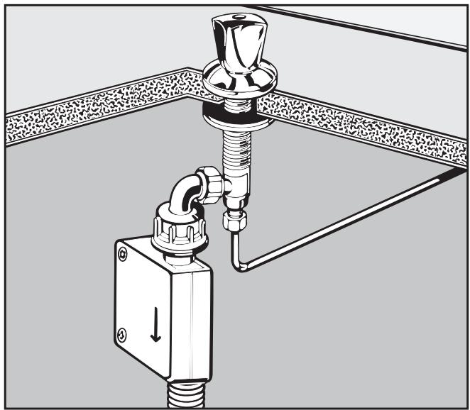 MIELE G 665 SC - Connection to the water inlet - 3