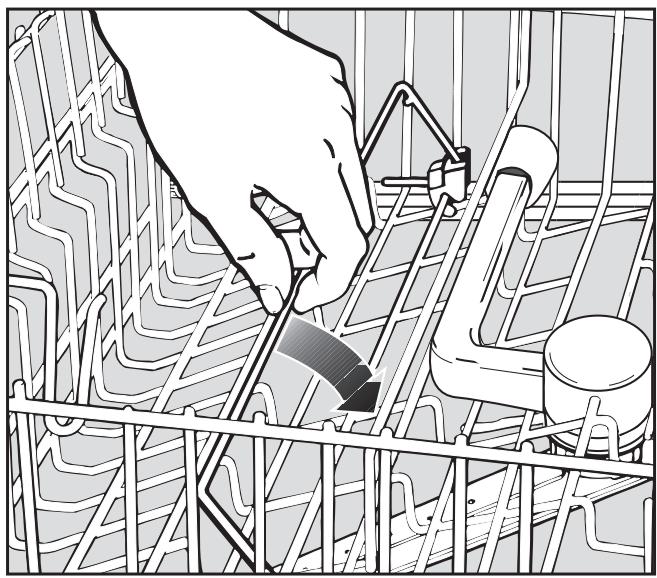 MIELE G 665 SC - Positioning rail - 1