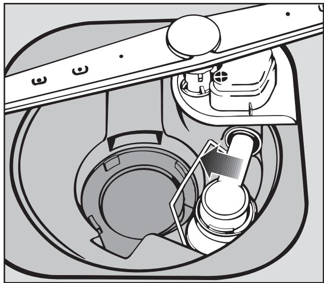 MIELE G 665 SC - Cleaning the drain pump and non-return valve - 1