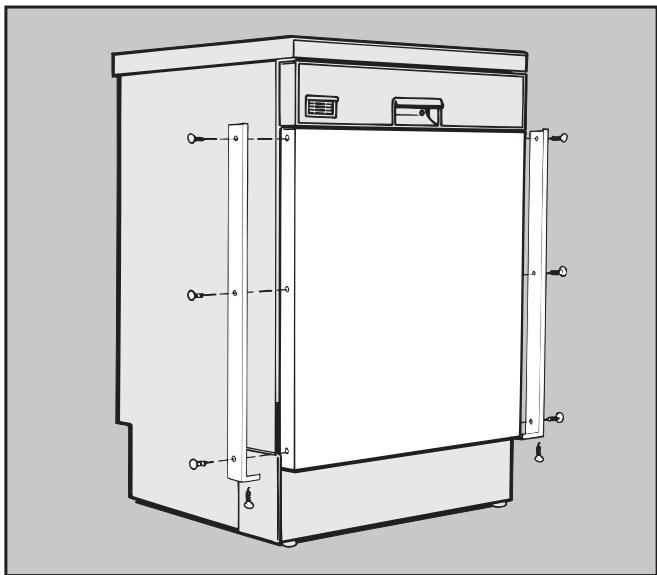 MIELE G 665 SC - Decor panels up 1 to 4 mm thick: - 2