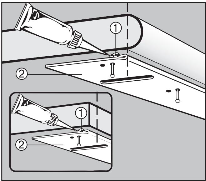 MIELE G 665 SC - Fit worktop protection - 1