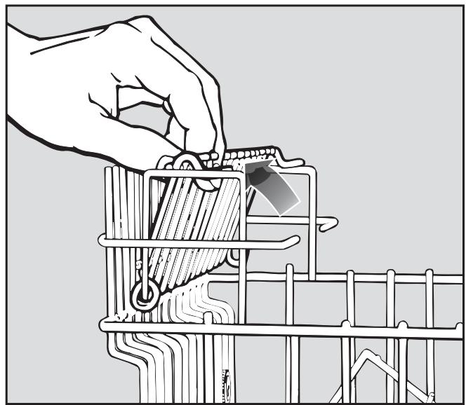 MIELE G 665 SC - Flap up racks - 1