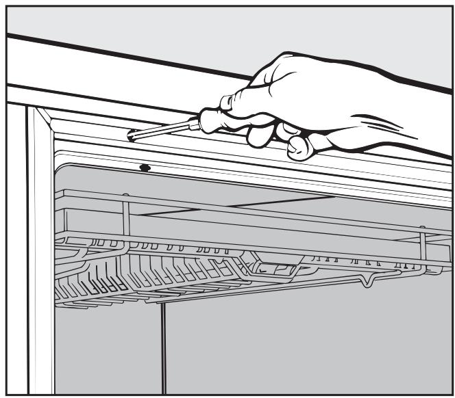 MIELE G 665 SC - Adjusting the door springs - 1