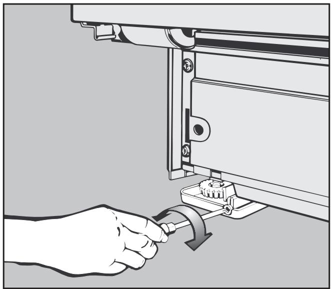 MIELE G 665 SC - Building the dishwasher into a niche - 4