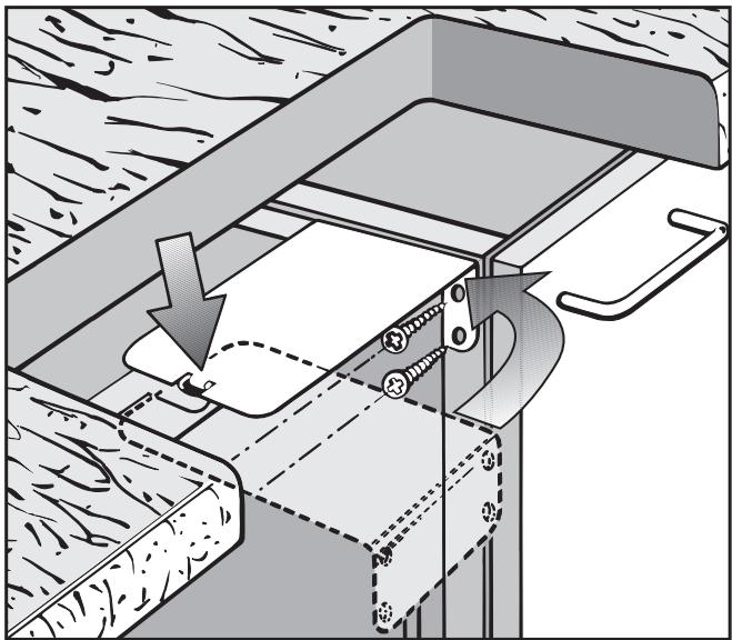 MIELE G 665 SC - Level and secure the dishwasher - 3