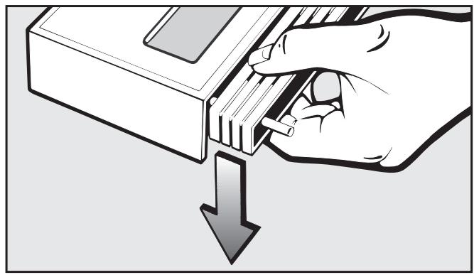 MIELE G 665 SC - Fitting the facia panel - 2
