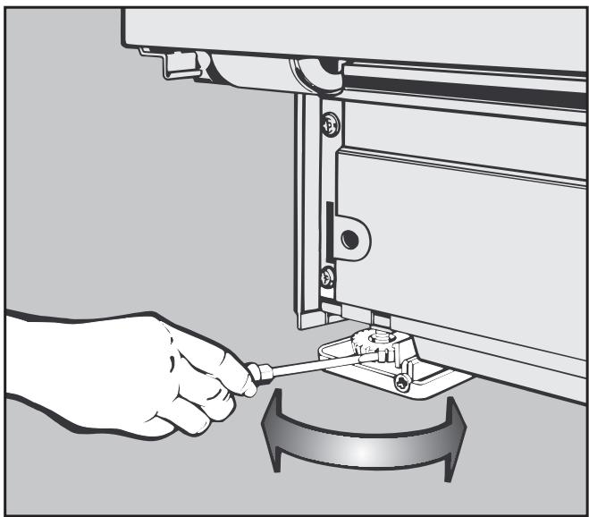MIELE G 665 SC - Building the dishwasher into a niche - 5