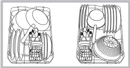 INDESIT DSG573 - Ne jamais soulever ou abaisser le panier d'un seul côté. - 3