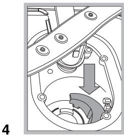 INDESIT DSG573 - Pulire i filtri - 4