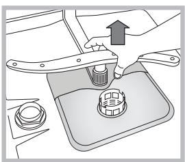 INDESIT DSG573 - Reinigung der Sprüharme - 2