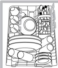 INDESIT DSG573 - Ejmplos de entrega del cesto superior - 1