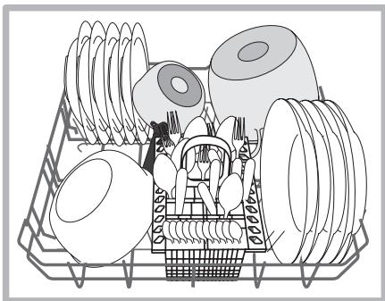 INDESIT DFG26B1NX - Panier inférieur - 1