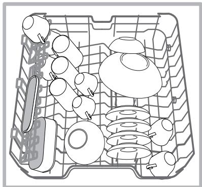 INDESIT DFG26B1NX - Panier supérieur - 1