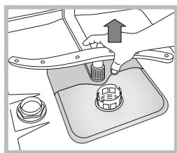 INDESIT DISR 57M19 CA EU - Cleaning the spray arms - 2