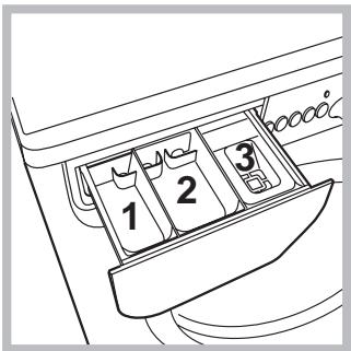 INDESIT IWDC 6125 - Tiroir à produits lessiviels - 1