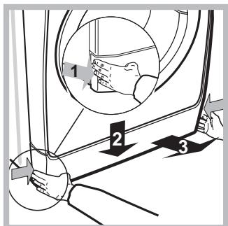 INDESIT XWDE 861480X W - Opening the porthole door manually - 2