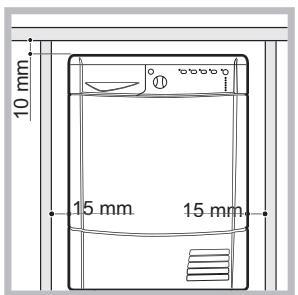 INDESIT IDCAG35B - Où installer le sèche-linge - 1