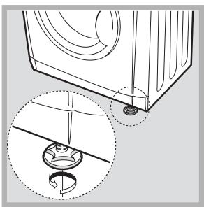 INDESIT IDVA735FR - Placement du sèche-linge de niveau - 2