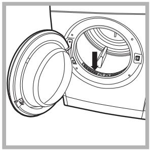 INDESIT IDVA735FR - Nettoyage du filtré après chaque cycle - 1