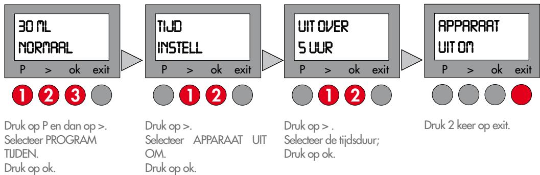 MAGIMIX 11408 /11410 - De fiid instellen voor het automatisch uitschakelen - 1